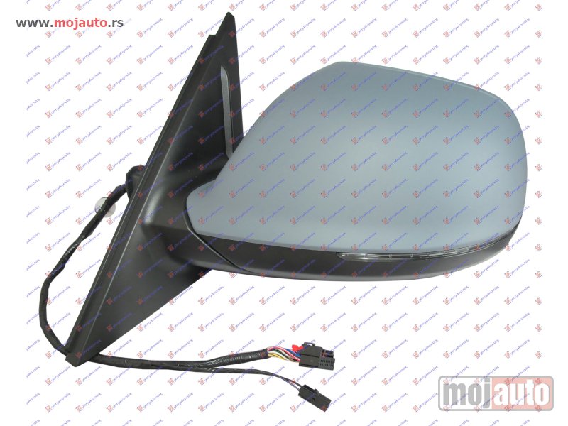 Glavna slika -  RETROVIZOR ELEK. SA GREJ. PM (ELEKTRO-SKLOPIV) (MIGAVAC) (SVETLO) (MEMORIJA) (17 PIN) (A KVALITET) (ASFERICNO STAKLO) Levo Audi q5 08-12 -dostupno - MojAuto