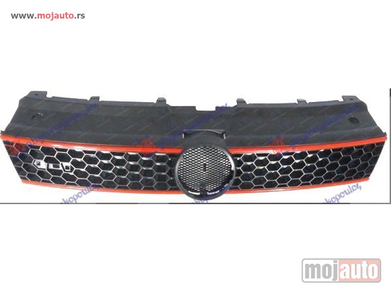Glavna slika -  PVC MASKA GTI (CRVENA LAJSNA) Vw polo 09-14 -dostupno - MojAuto
