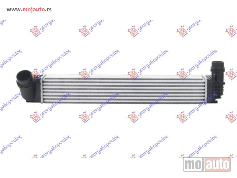 Glavna slika -  HLADNJAK INTERKULERA 1.2-1.4 TCE - 1.5DCi (655x90x80) Renault megane coupe 08-14 -dostupno - MojAuto