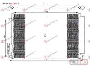 NOVI: delovi  HLADNJAK KLIME 0.9 1.2 1.4 8/16V - 1.3 JTD (510x370) Ford ka 08-16 -dostupno