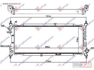 Glavna slika - HLADNJAK MOTORA 1.7 DIZEL (65x27) Opel combo 93-00 -dostupno - MojAuto