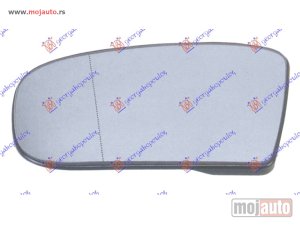 NOVI: delovi  STAKLO RETROVIZORA SA GREJACEM -2003 (ASFERICNO) Levo Mercedes s class (w220) 98-05 -dostupno