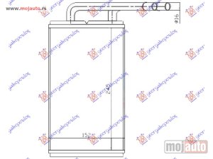 NOVI: delovi  GREJAC KABINE (245x147) Ford transit 95-00 -dostupno