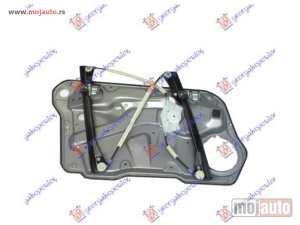 NOVI: delovi  PODIZAC PREDNJEG PROZORA ELEKTRICNI (BEZ MOTORA) (SA NOSACEM) (A KVALITET) Levo Vw golf iv 98-04 -dostupno