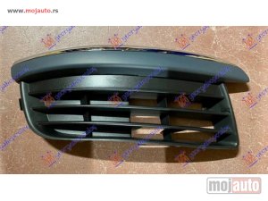 NOVI: delovi  RESETKA PREDNJEG BRANIKA (KOMPLET SA HROM LAJSNOM) (BEZ MAGLENKE) Desno Vw jetta 05-10 -dostupno
