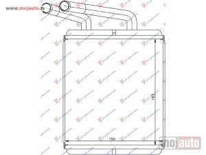 NOVI: delovi  GREJAC KABINE (163x150x42) Hyundai h100 van 93-03 -dostupno