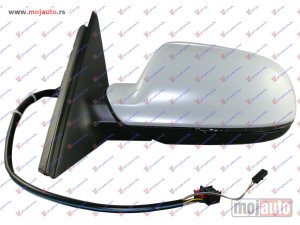 NOVI: delovi  RETROVIZOR ELEKTRICNI SA GREJACEM PM (MIGAVAC) 10- (10 PIN) (ASFERICNO STAKLO) Levo Audi a4 07-11 -dostupno