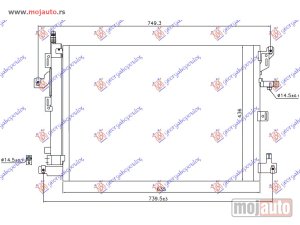 NOVI: delovi  HLADNJAK KLIME BENZIN/DIZEL (635x436x16) 2006- Volvo xc90 03-14 -dostupno