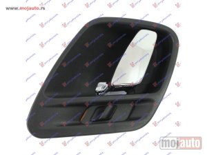 NOVI: delovi  KVAKA PREDNJIH/ZADNJIH VRATA UNUTRASNJA (LIMITED) HROM/CRNA Levo Jeep grand cherokee 99-05 -dostupno
