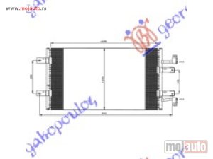Glavna slika - HLADNJAK KLIME 2.5 CDTi (690x390) Opel vivaro 06-14 -dostupno - MojAuto