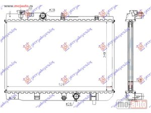 NOVI: delovi  HLADNJAK MOTORA 2.0 TD DIZEL (MAN) (350x530x26) Mazda 323 sdn 98-03 -dostupno