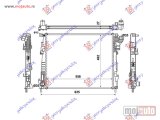 NOVI: delovi  HLADNJAK MOTORA 2.0 CDTi (-AC) (56x44.9) (BEZ START-STOP SISTEMA) Nissan primastar 06-16 -nedostupno
