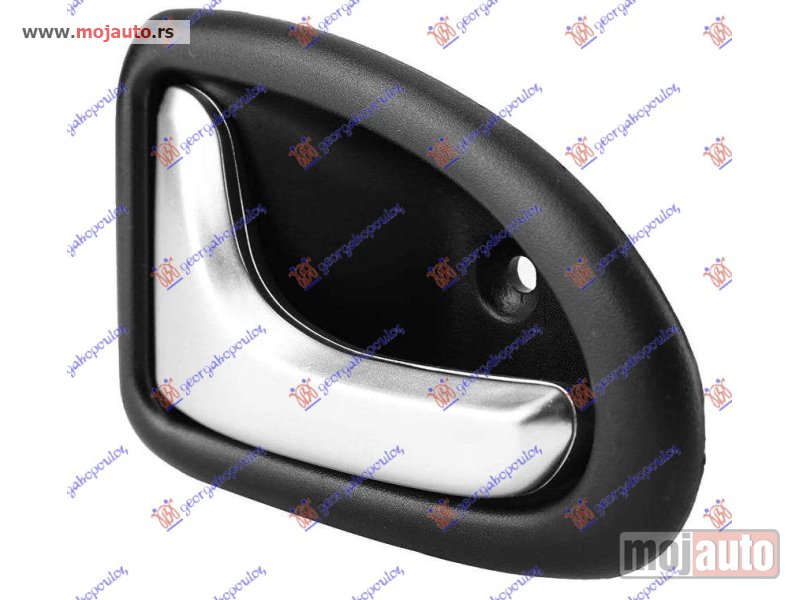 Glavna slika -  KVAKA PREDNJIH/ZADNJIH UNUTRASNJA HROM (SA ZASTITNOM SAJLOM) Levo Renault megane coupe-cabrio 96-98 -dostupno - MojAuto