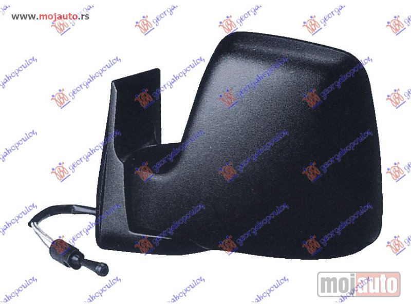 Glavna slika -  RETROVIZOR MEHANICKI SA SAJLOM (KONVEKSNO STAKLO) Levo Peugeot expert 04-07 -dostupno - MojAuto