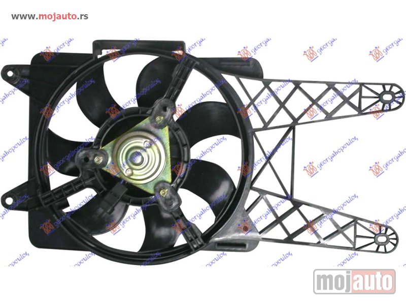 Glavna slika -  VENTILATOR KOMPLET (1100cc) (+/-AC) Fiat seicento 98-01 -dostupno - MojAuto