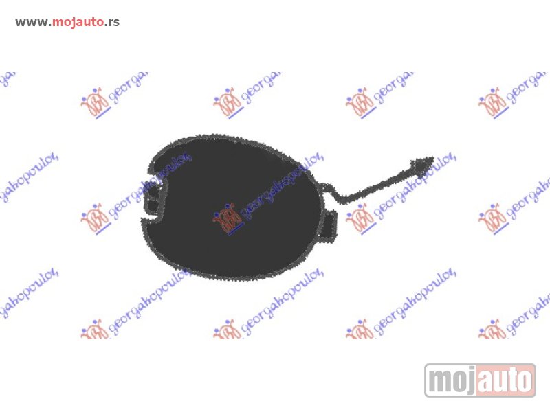 Glavna slika -  POKLOPAC KUKE ZADNJEG BRANIKA Fiat seicento 98-01 -dostupno - MojAuto