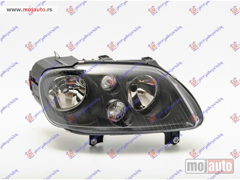 Glavna slika -  FAR ELEKTRICNI CRNI (TYC) Desno Vw touran 03-06 -dostupno - MojAuto