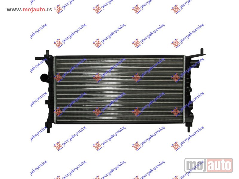 Glavna slika -  HLADNJAK MOTORA 1.2/1.4 (-AC) (53x28) (DIJAGONALNO) Opel corsa b 97-00 -dostupno - MojAuto