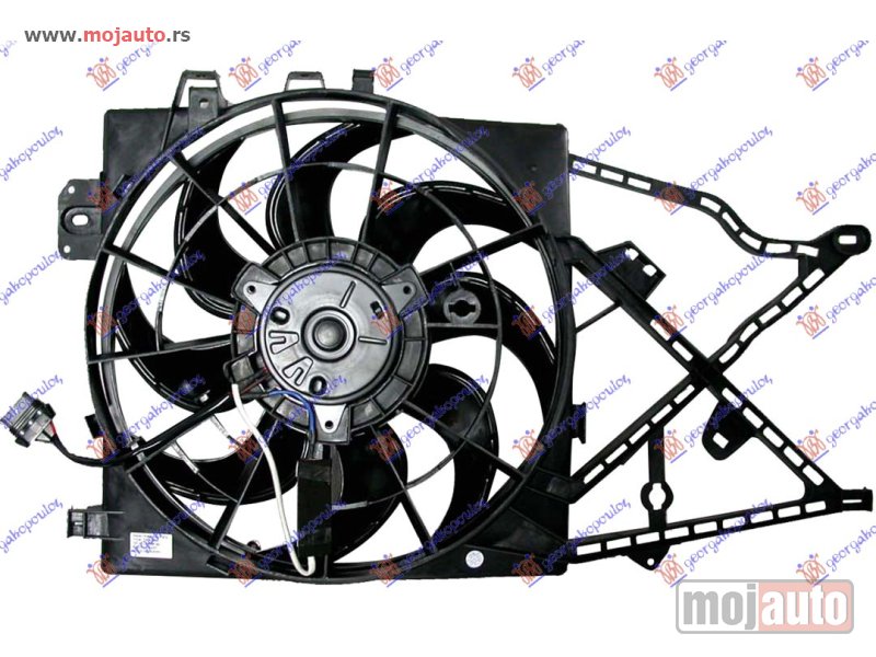 Glavna slika -  VENTILATOR HLADNJAKA KOMPLET (BENZIN/2.0 DTI) (+AC) Opel vectra b 96-98 -dostupno - MojAuto