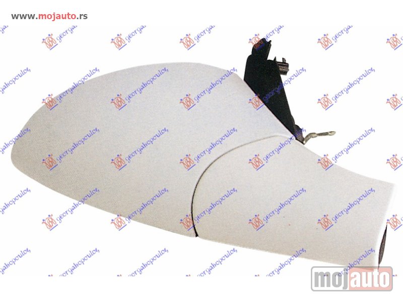 Glavna slika -  RETROVIZOR MEHANICKI SA RUCICOM PM (KONVEKSNO STAKLO) Desno Opel vectra b 96-98 -dostupno - MojAuto