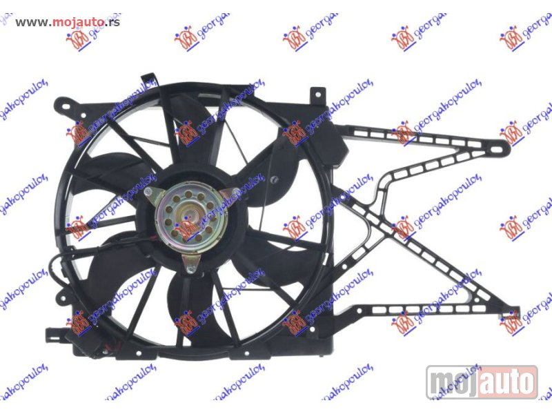 Glavna slika -  VENTILATOR KOMPLET (DIZEL) (-AC) (3 PIN) Opel astra g 98-04 -dostupno - MojAuto