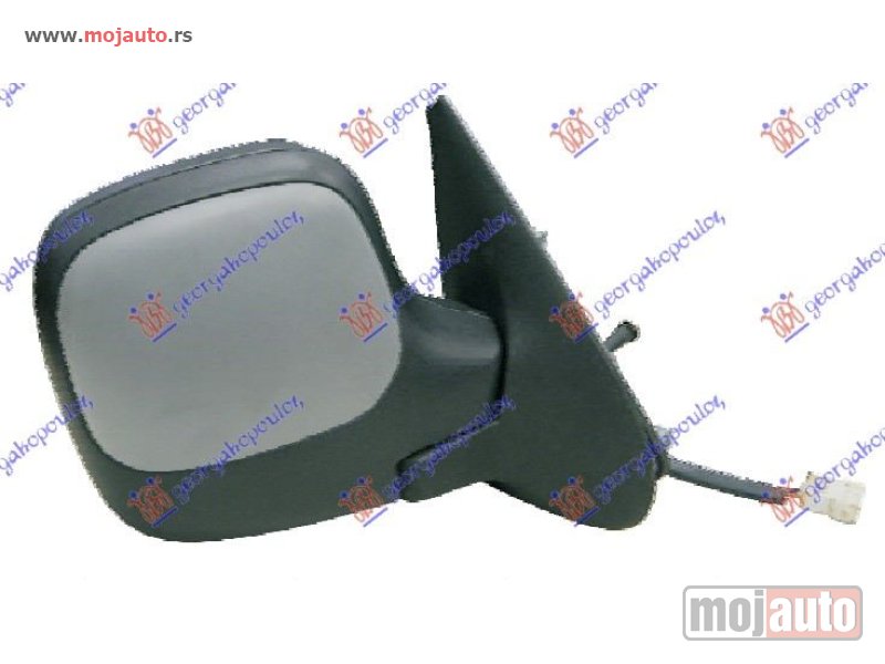 Glavna slika -  RETROVIZOR ELEKTRICNI PM (A KVALITET) (KONVEKSNO STAKLO) Desno Citroen berlingo 02-08 -dostupno - MojAuto