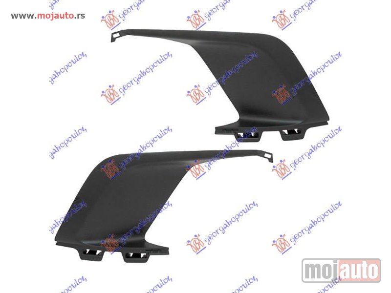 Glavna slika -  RESETKA PREDNJEG BRANIKA (SA MAGLENKOM) 11- (SET) Peugeot 308 08-13 -nedostupno - MojAuto