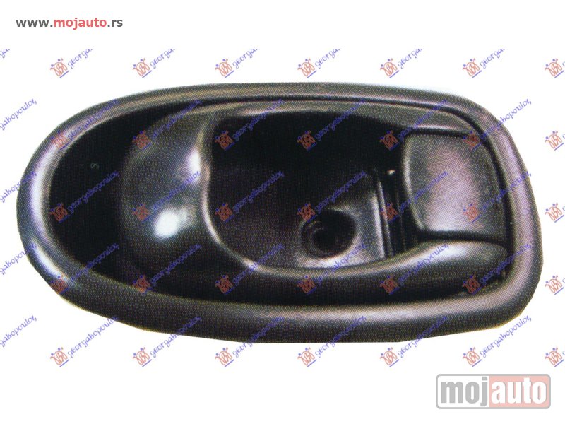 Glavna slika -  KVAKA PREDNJIH/ZADNJIH VRATA UNUTRASNJA Desno Hyundai lantra j2 95-98 -dostupno - MojAuto