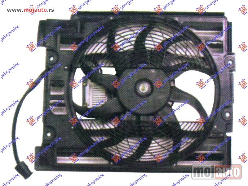 Glavna slika -  VENTILATOR KLIME (BENZIN/DIZEL) 98- (3 PIN) Bmw series 5 (e39) 96-02 -dostupno - MojAuto