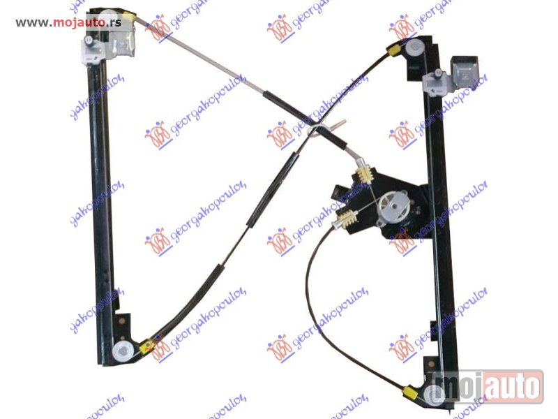 Glavna slika -  PODIZAC PREDNJEG PROZORA ELEKTRICNI (BEZ MOTORA) Desno Fiat scudo 07-16 -dostupno - MojAuto