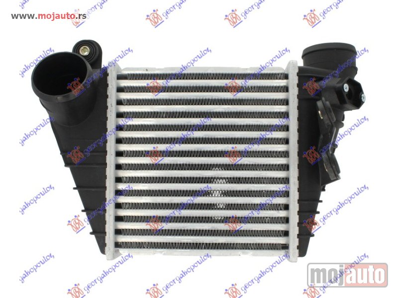 Glavna slika -  HLADNJAK INTERKULERA BENZIN-DIZEL (183x190x65) 12mm Vw golf iv 98-04 -dostupno - MojAuto
