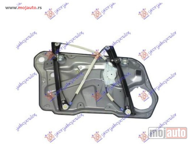 Glavna slika -  PODIZAC PREDNJEG PROZORA ELEKTRICNI (BEZ MOTORA) (SA NOSACEM) (A KVALITET) Levo Vw golf iv 98-04 -dostupno - MojAuto