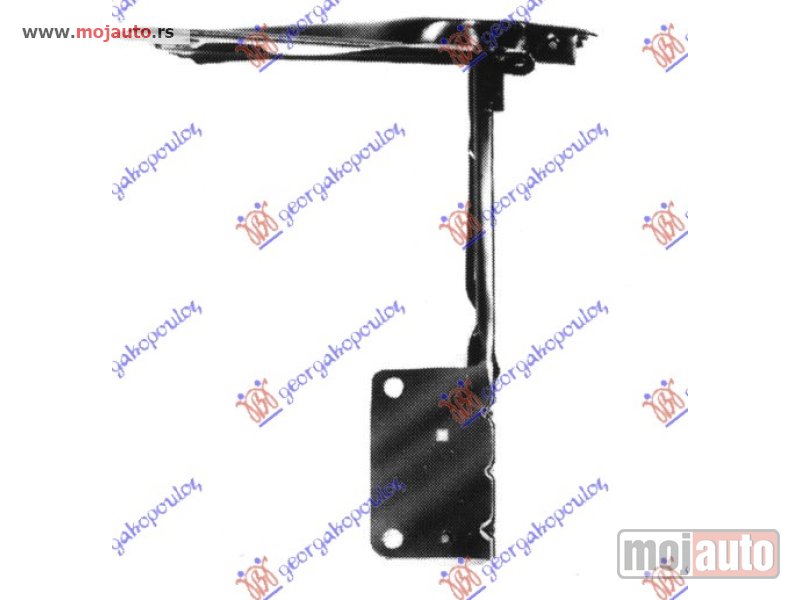 Glavna slika -  OKVIR FARA METALNI Desno Audi 80 86-91 -nedostupno - MojAuto