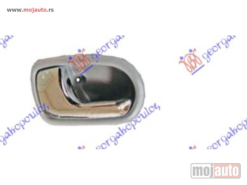 Glavna slika -  KVAKA PREDNJIH/ZADNJIH VRATA UNUTRASNJA CRNA Levo Mazda p/u 2/4wd 03-06 -dostupno - MojAuto