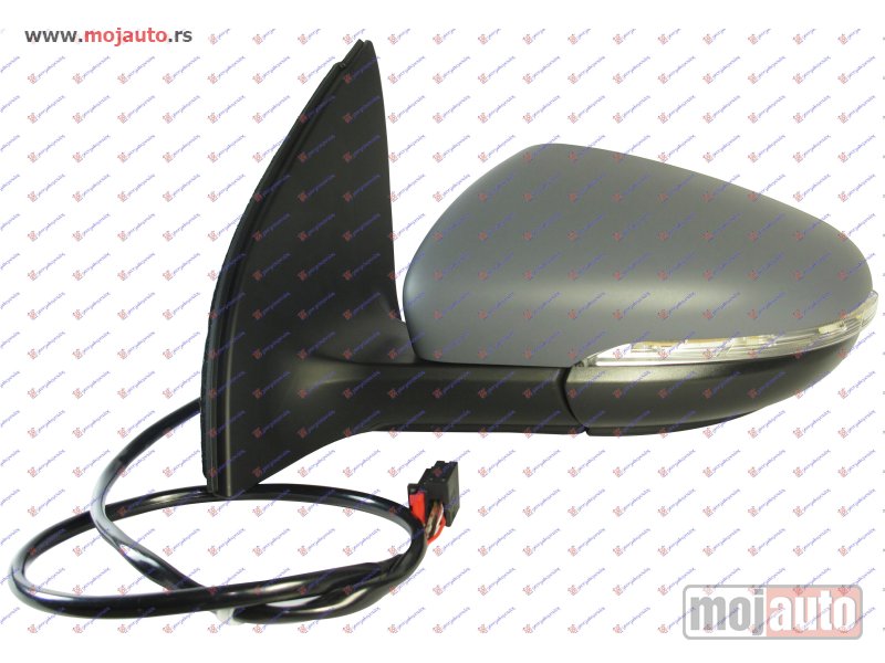 Glavna slika -  RETROVIZOR ELEKTRICNI SA GREJACEM PM (MIGAVAC) (ASFERICNO STAKLO) Levo Vw golf vi 08-13 -dostupno - MojAuto