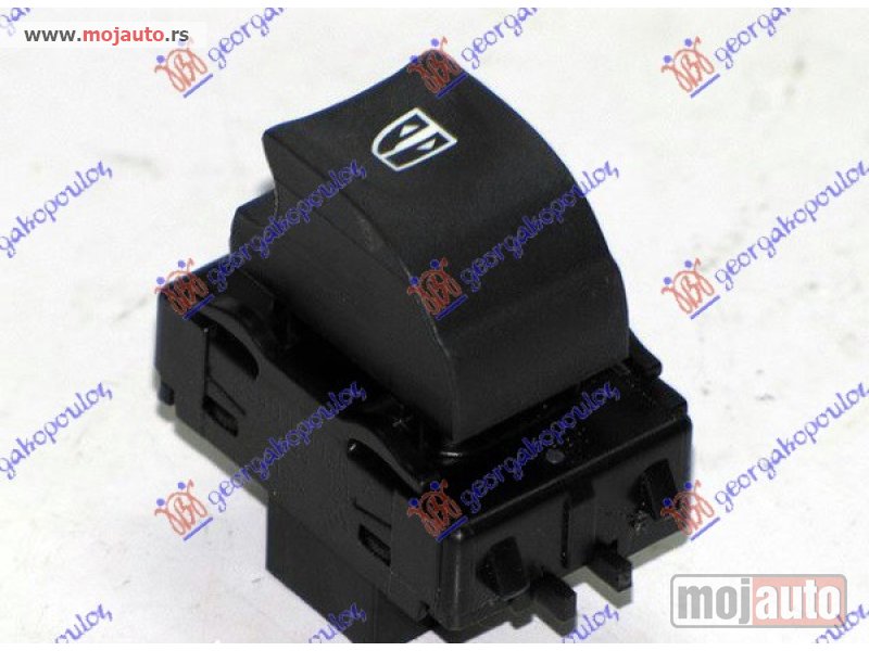 Glavna slika -  PREKIDAC U PREDNJIM (& ZADNJIM L=D) VRATIMA (AUTO) (CRNI KONEKTOR) (4 PIN) Desno Renault megane h/b - s.w. 08-14 -dostupno - MojAuto