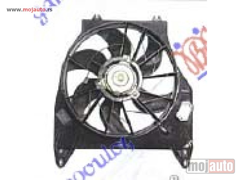 Glavna slika -  VENTILATOR HLADNJAKA KOMPLET (1.9 D) (-AC) Renault kangoo 98-03 -dostupno - MojAuto