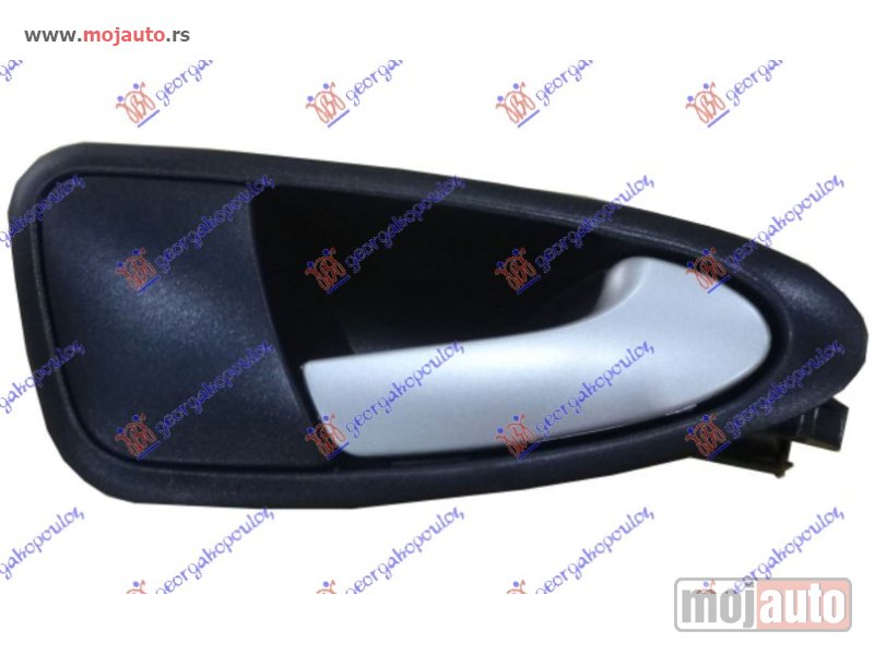 Glavna slika -  KVAKA PREDNJIH VRATA UNUTRASNJA SREBRNA/CRNA Desno Seat ibiza 08-12 -dostupno - MojAuto