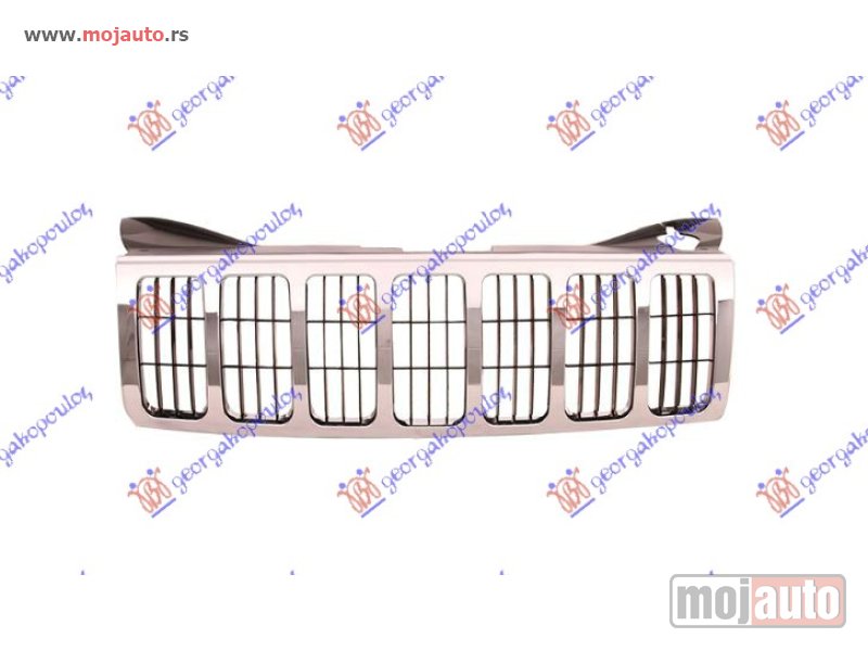 Glavna slika -  PVC MASKA KOMPLET HROM Jeep grand cherokee 05-08 -dostupno - MojAuto