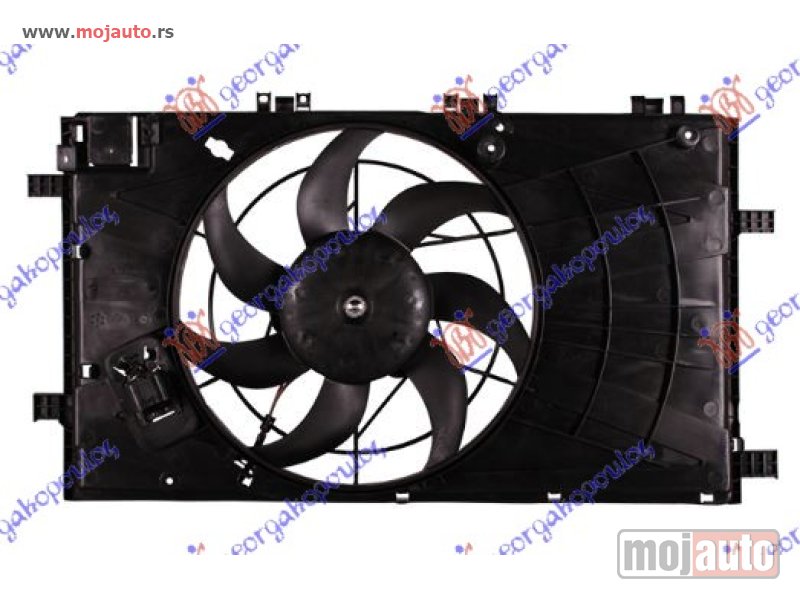 Glavna slika -  VENTILATOR KOMPLET (1.6i 16V TURBO) (A16LET) Opel insignia 08-13 -dostupno - MojAuto