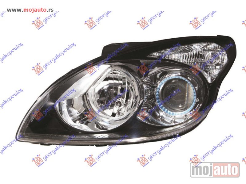 Glavna slika -  FAR ELEKTRICNI CRNI (TYC) Levo Hyundai i30 07-12 -dostupno - MojAuto