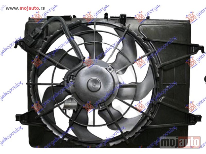 Glavna slika -  VENTILATOR KOMPLET (1.4/1.6 BENZIN) (420mm) (3 PIN) Hyundai i30 07-12 -dostupno - MojAuto