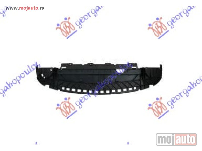Glavna slika -  ZASTITA MOTORA ISPOD BRANIKA PLASTICNA 10- (ZA BRANIK 078403620) Renault kangoo 08-13 -dostupno - MojAuto