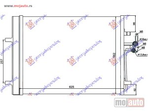 NOVI: delovi  HLADNJAK KLIME BENZIN/DIZEL (590x47x16) Ford galaxy 11-15 -dostupno