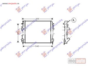 Glavna slika - HLADNJAK MOTORA 1.5cc DCi (+/-AC) (46x47) Nissan kubistar 03-09 -nedostupno - MojAuto