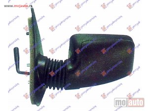 NOVI: delovi  RETROVIZOR MEHANICKI SA RUCICOM (RAVNO STAKLO) Levo Peugeot 405 87-93 -nedostupno