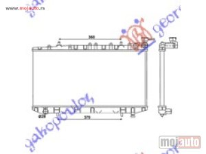 NOVI: delovi  HLADNJAK MOTORA 1.4/1.6/2.0 (64.9x32) (28/28) Nissan sunny (n14) sdn-h/b 92-95 -dostupno