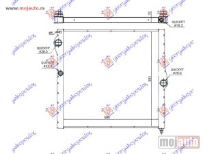 NOVI: delovi  HLADNJAK MOTORA 4.4 ? BENZIN (AUTO) (58.5x58.2x3.2) Bmw x5 (e70) 10-13 -dostupno