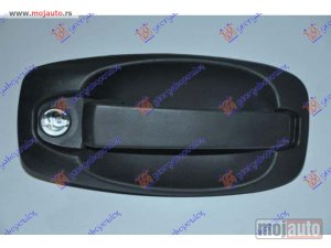 Glavna slika - KVAKA PREDNJIH/KLIZNIH VRATA SPOLJASNJA KOMPLET (SA KLJUCEM) Desno Fiat fiorino/qubo 08-16 -dostupno - MojAuto