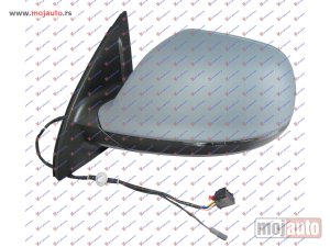 NOVI: delovi  RETROVIZOR ELEKTRICNI SA GREJACEM PM (ELEKTRO-SKLOPIV) (MIGAVAC) (SVETLO) (A KVALITET) (ASFERICNO STAKLO) Levo Audi q7 09-15 -dostupno